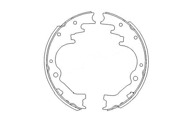 KAVO PARTS Комплект тормозных колодок KBS-5403